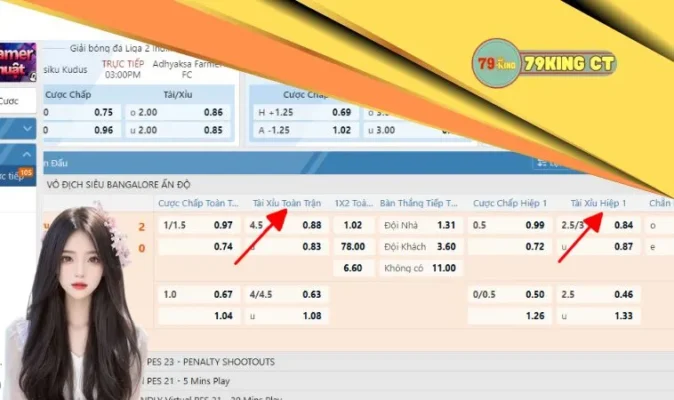 Nắm chắc kinh nghiệm chơi kèo Tài Xỉu (Over/Under) hội viên sẽ sớm rinh thưởng lớn